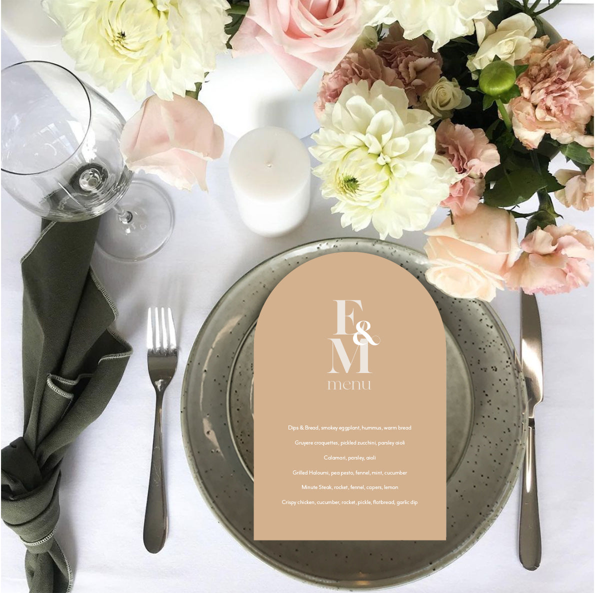 Interlocking love menu